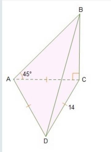 The base of a solid oblique pyramid is an equilateral triangle with a base edge length of 14 units.w