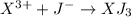 X^{3+}+J^{-}\rightarrow XJ_3