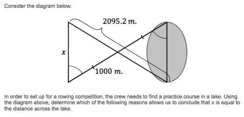 In order to set up for a rowing competition the crew needs to find a practice course in a lake using