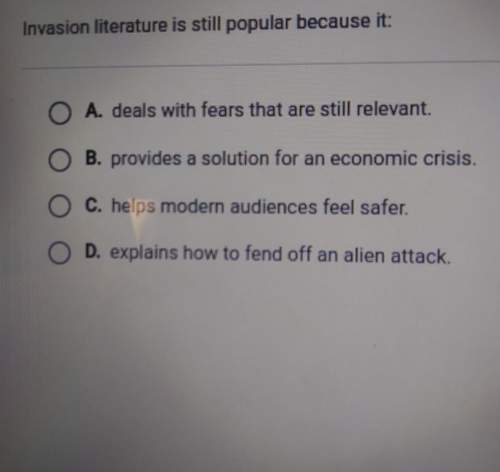 Invasion literature is still popular becuase it: