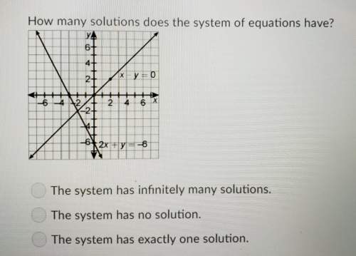 How many solutions does the system of equations have?