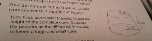 Does anyone know how to work out the volume of a frustrating of a cone