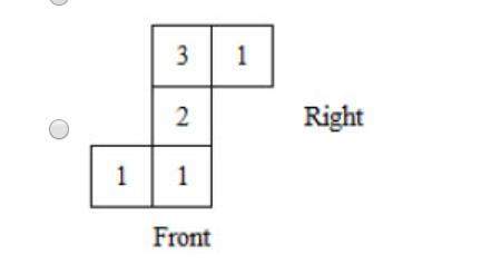 What is the base plan for the set if stacked cubes