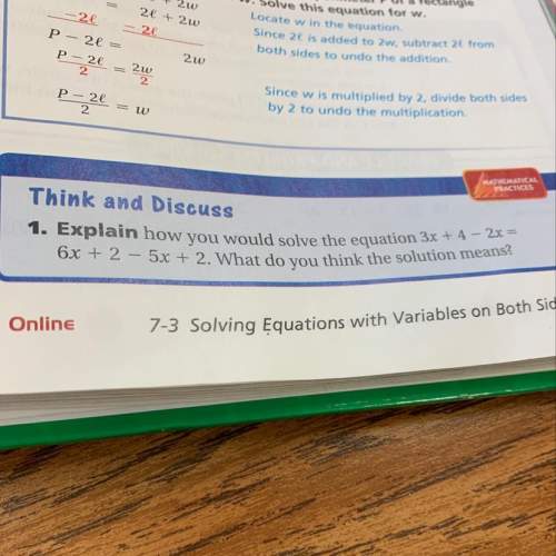 Explain how you would solve the equation 3x + 4 - 2x = 6x + 2 - 5x + 2