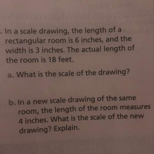 What is the scale drawing?  what is the scale of the new drawing? explain.