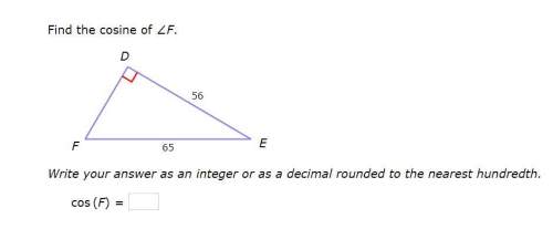 Ineed correct answers only !  find the cosine of ∠f. write your answer as an