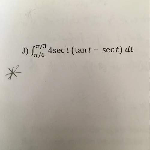 What is the definite integral here?
