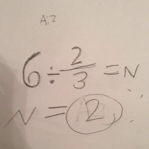 Is the answer to 6 divided by 2/3=n 1