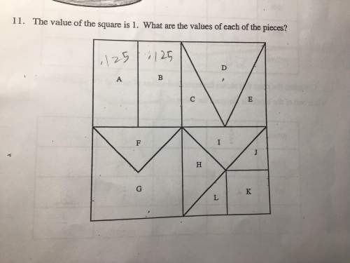 The valie of the square is 1. what are the values of each of the pieces