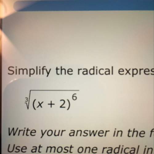 How do i simplify the cube root of (x+2)^6?