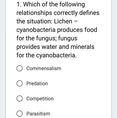 Which of the following relationships correctly defines the situation: lichen – cyanobacteria produc