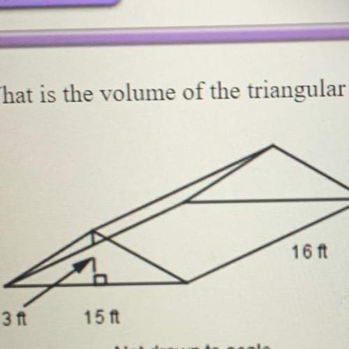 What is the volume of the triangular prism to the nearest whole unit  360 240  144