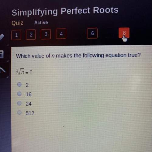 Will mark brainliest  which value of n makes the following equation true?  3