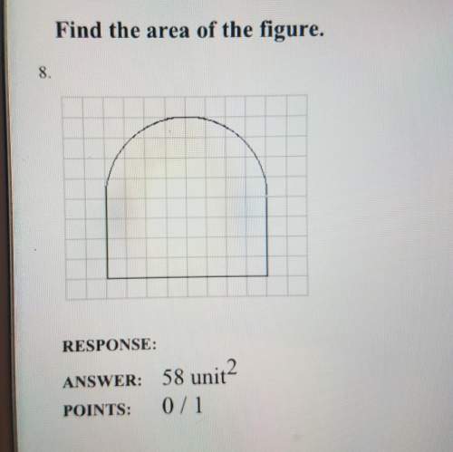 It is asking to find the area of the figure. i'm stuck