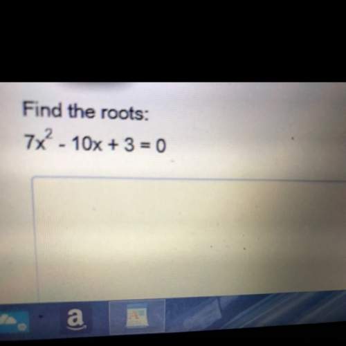 How to find the roots of 7x^2-10x+3=0