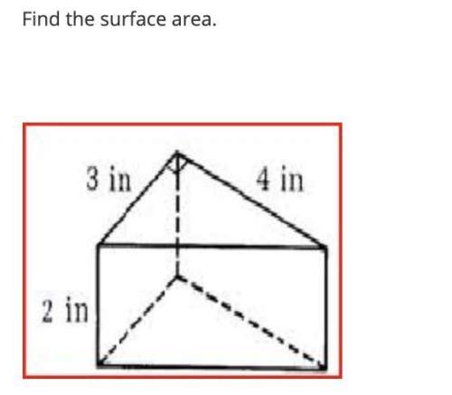 Me find the area of the triangular prism. and show the work