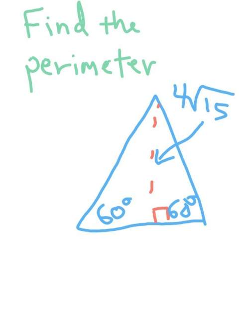 Trigonometry i need to find the perimeter of the triangle