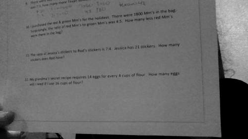Can someone me with these last 3 questions?  offering 30 points (10 per question)