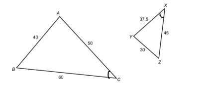 2. (5 points) the two figures are similar. write the similarity statement. what is the scale factor?