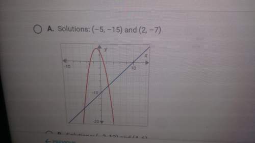 On a piece of paper, graph this system of equations. y = - x - 10 y = x^2 - 2x - 3 then determine wh