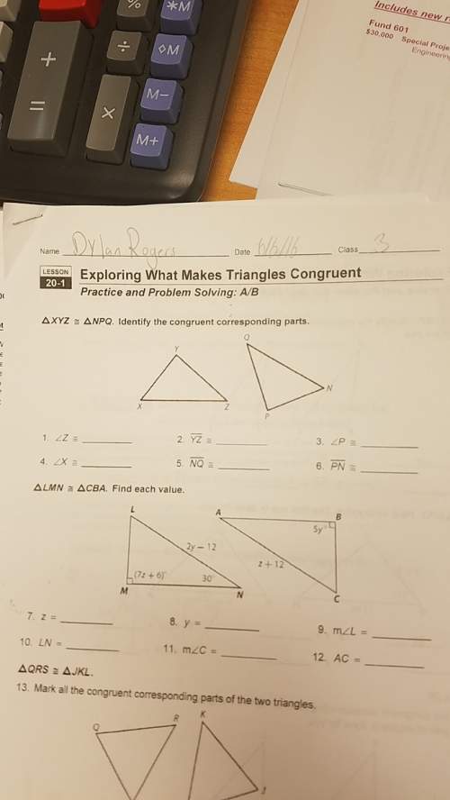 Ineed with this whats the answers on #1 i suck at geometry plz