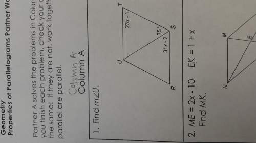 How can i find m &lt; u (properties if parallelograms?