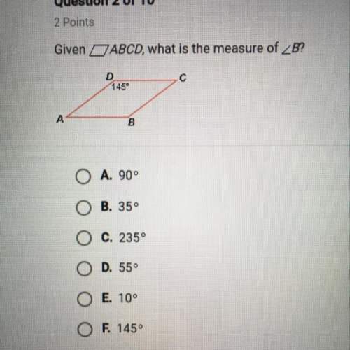 Given abcd, what is the measure of angle b