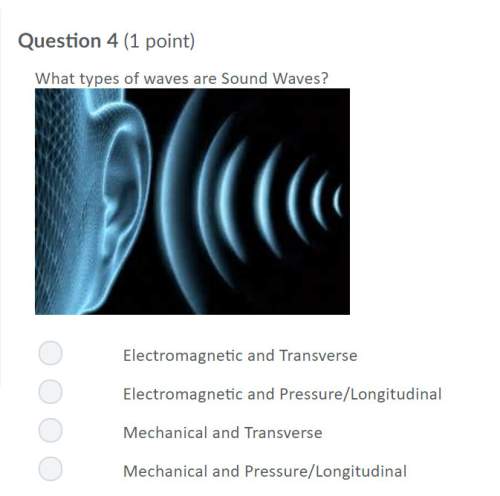 Correct answer only !  what types of waves are sound waves?