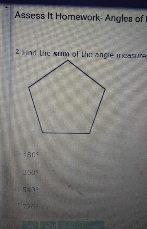 Find the sum of the angle measures in the figure below