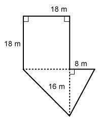 What is the area of this figure?  enter your answer in the box. m²