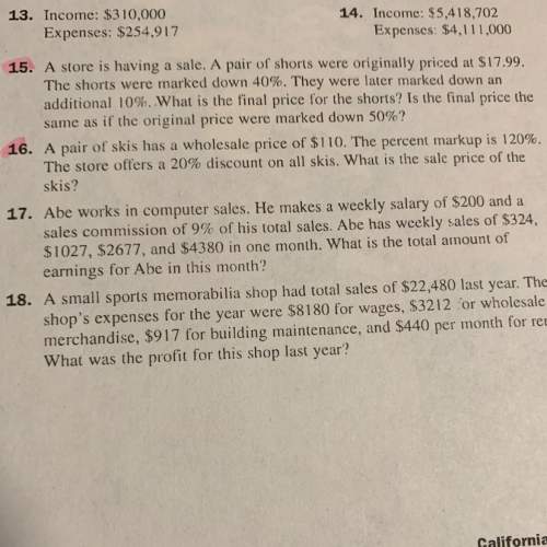 Due to tomorrow!  i need some in the problems #15, 16. : (!