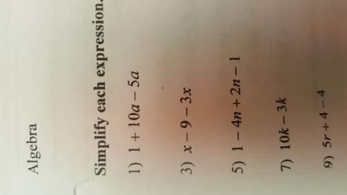 Simplify each expression 1+10a-5a x-9-3x