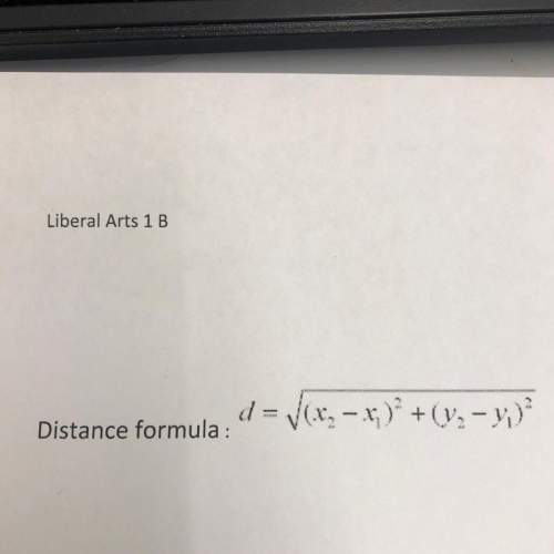 40 points i'm not sure if they are correct.  distance formula: