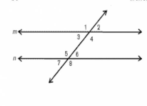 In the diagram, m ∥ n and m and n are cut by transversal p. which angle pairs are congruent?  check