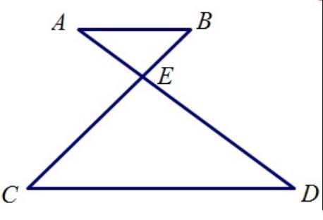 In the figure ab||cd. if the ratio of the perimeter of ced to that of bea is 3: 2 and the sum of the