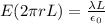 E(2\pi rL) = \frac{\lambda L}{\epsilon_0}
