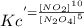 Kc^'=\frac{[NO_2]^1^0}{[N_2O_4]^5}
