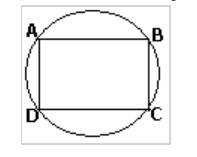 For the cyclic quadrilateral abcd, which statement is true?  a) the sum measure of ∠a and ∠b equals
