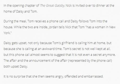 The phone calls that tom receives during the dinner are an indicator that