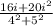 \frac{16i+20i^2}{4^2+5^2}