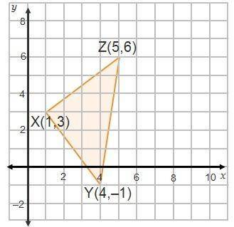 Which statement proves that △xyz is an isosceles right triangle?  xz ⊥ xy xz = xy = 5 the slope of x