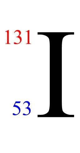 Which is the correct symbol for an isotope of iodine with 53 protons and 78 neutrons?