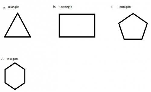 Place two-dimensional shapes on the page. sort the shapes by the number of sides.