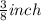 \frac{3}{8} inch