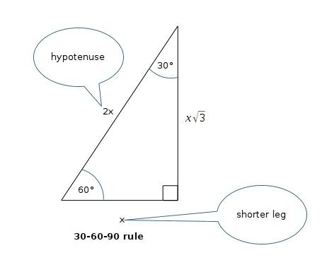 The shorter leg of a 30 60 90 triangle is a 4. how long is the hypotenuse?