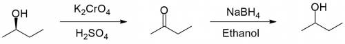 (r)-2-butanol reacts with potassium dichromate (k2cro4) in aqueous sulfuric acid to give a (c4h8o).