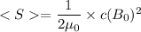 =\dfrac{1}{2\mu_{0}}\times c(B_{0})^2
