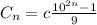 C_n = c \frac{10^{2n} - 1}{9}