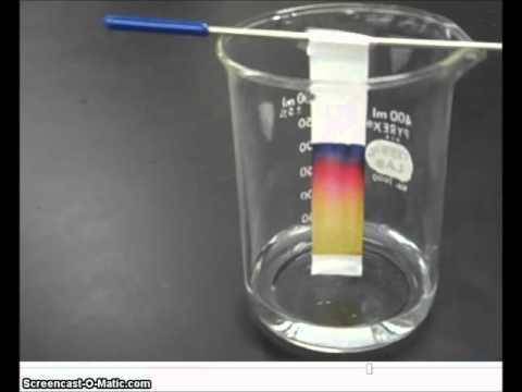 What is paper chromatography?  calculate the rr value of a colored dye that traveled 52 mm on a chro