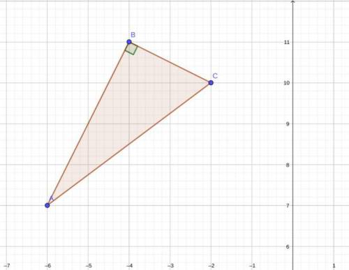 Let a=(-6,7), b=(-4,11), and c=(-2.10) be three points in the coordinate plane (a) verify that the t